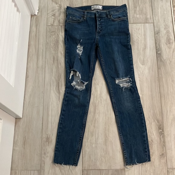 Free people button fly jeans size 26 - Picture 2 of 7